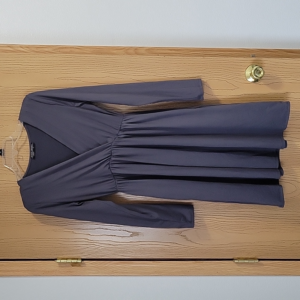 Mock wrap dress